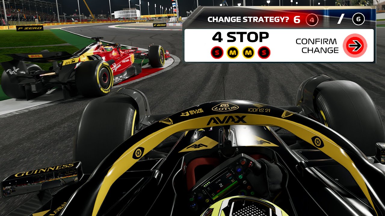 My Race Engineer suggested a FOUR STOP Strategy...WHAT?!