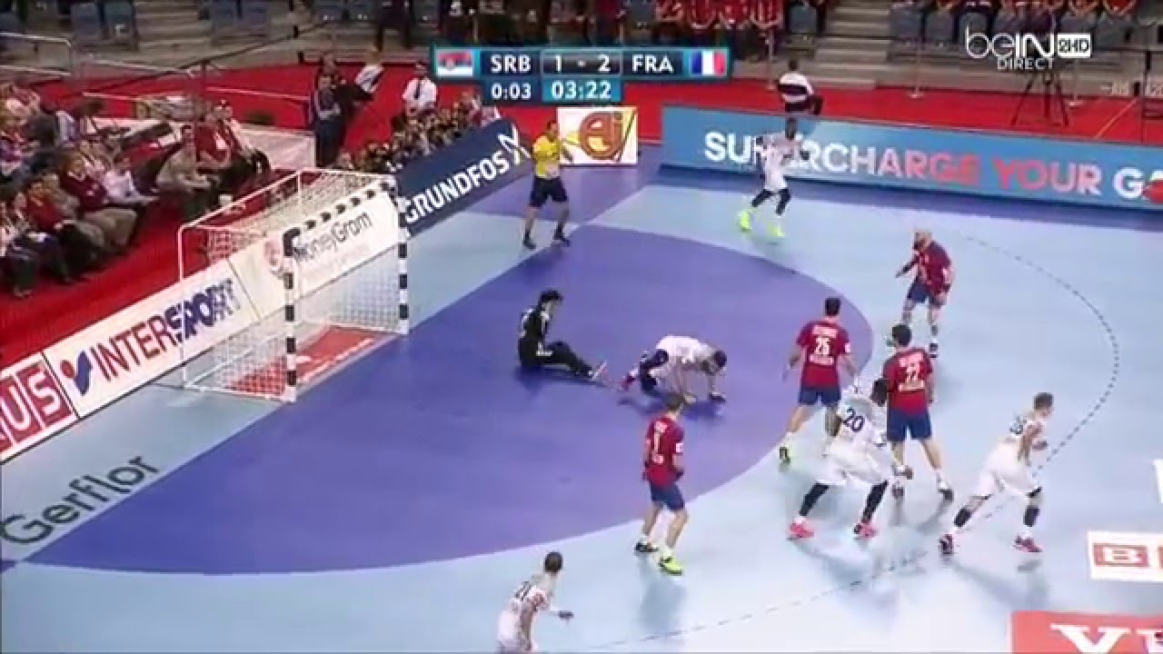 Luka Karabatic Goal & Block Serbia 26 : 36 France (720)
