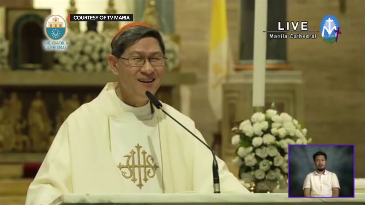 Cardinal Tagle delivers homily at Holy Thursday Mass 2019