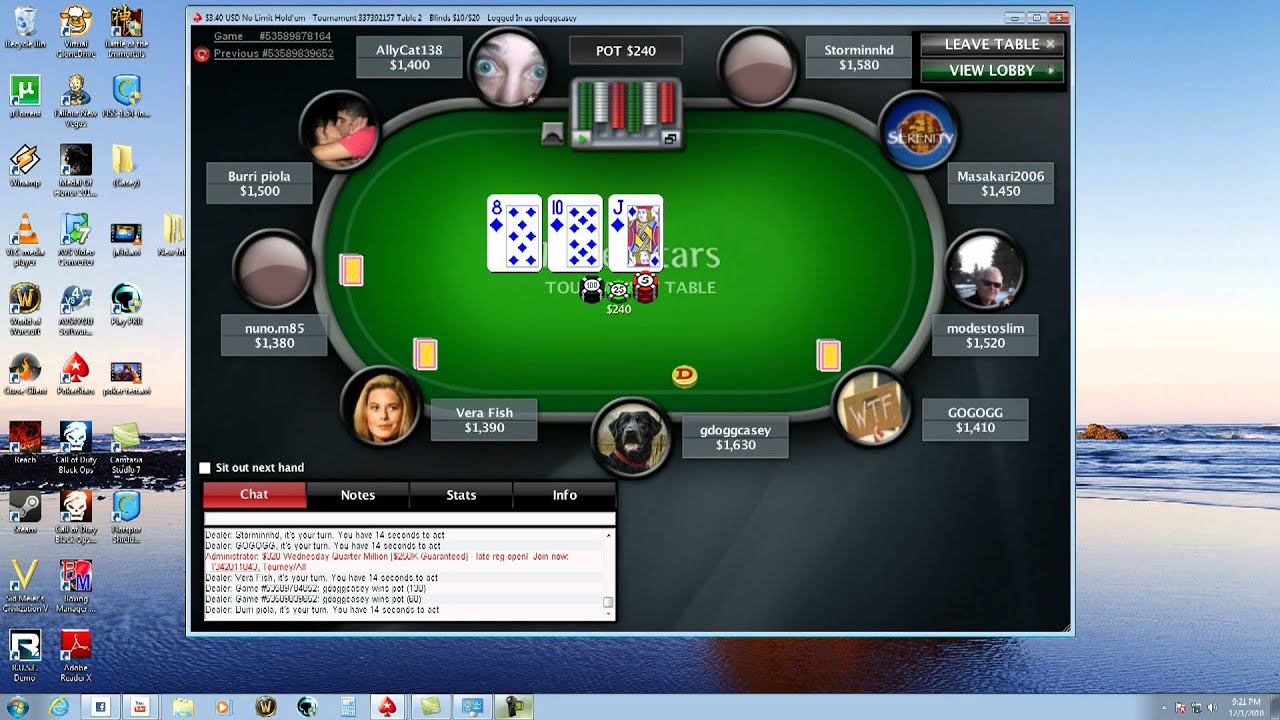 Gdoggcasey Plays Poker: $3 SNG (27 Players) Pt. 1/8