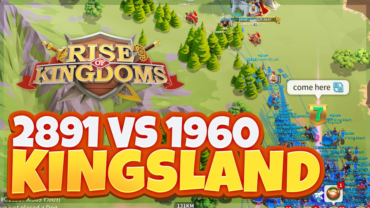 2891 Clashing Against 1960 in KvK | Rise of Kingdoms