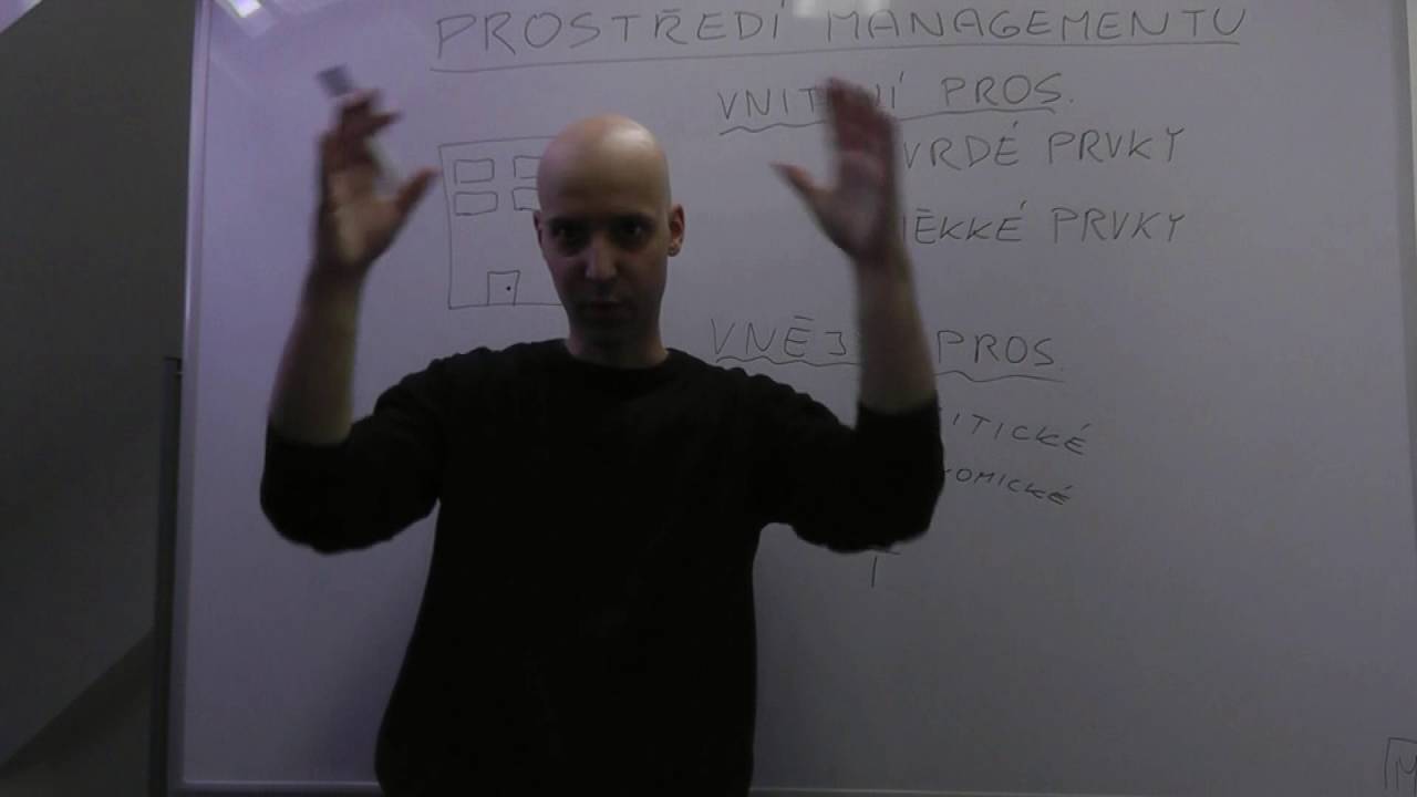 Management 3 - Prostředí managementu