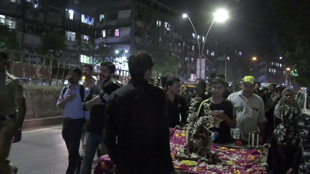 Maulana Asmat Haider Juloos From Mumbra Stn. Cheena Bhai to Maujiza-e-AliA.s. 4-11-2019.PART 6