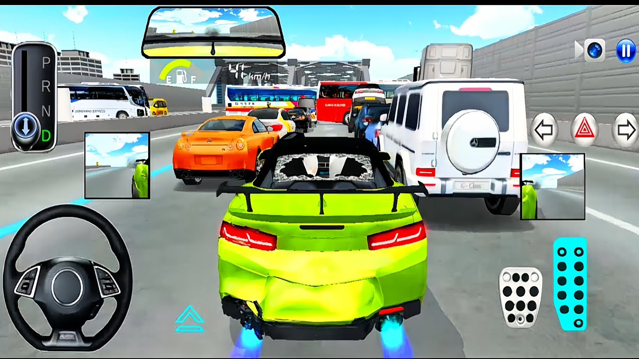 👉 Big Traffic Accident 😨 | Cars Crash One by One | Driving Class 3D Gameplay