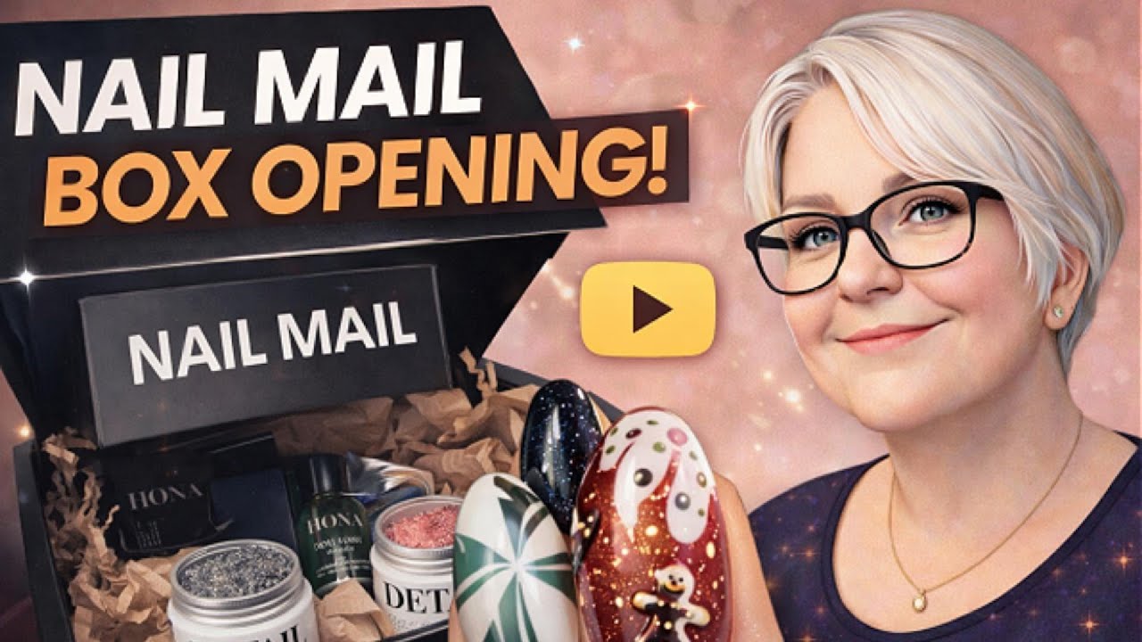 December Nailmail Unboxing | Gingerbread Nails, Chrome & Festive Gel | Subscriber Shout-Outs