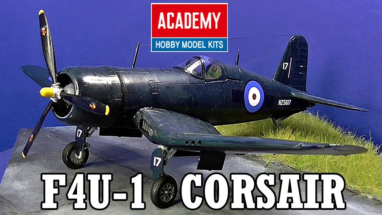 Academy 1/72 Scale F4U-1 Corsair- RNZAF JAYFORCE CORSAIR 1946-1948 (Brush Painted)