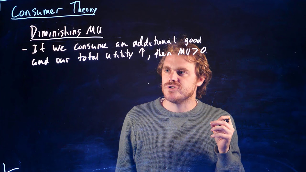 Consumer Theory - Intro to Total Utility and Marginal Utility