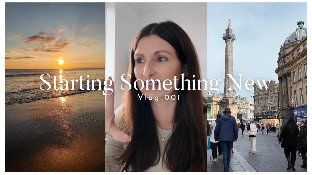 Weekly Vlog 001 | Why I’m Starting YouTube 🎥 Coastal Mornings, Beach Sunrises & Newcastle Moments