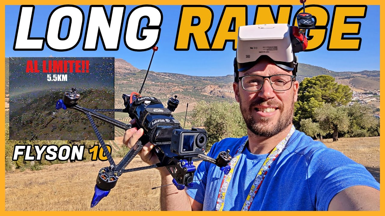 🔶Vuelo FPV LONG RANGE 🔶 Llevando al limite al FLYSON 10 de SEQURE !!