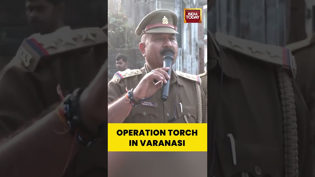 UP Police Launch &lsquo;Operation Torch&rsquo; in Varanasi Against Illegal Immigrants #migrants #varanasi