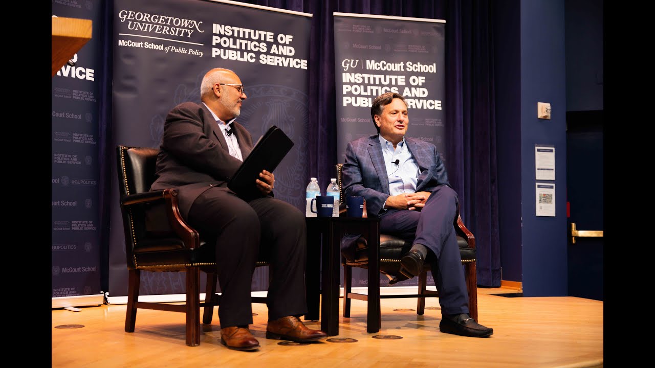 Ron Klain Discusses Trust in Government | GU Politics Forum
