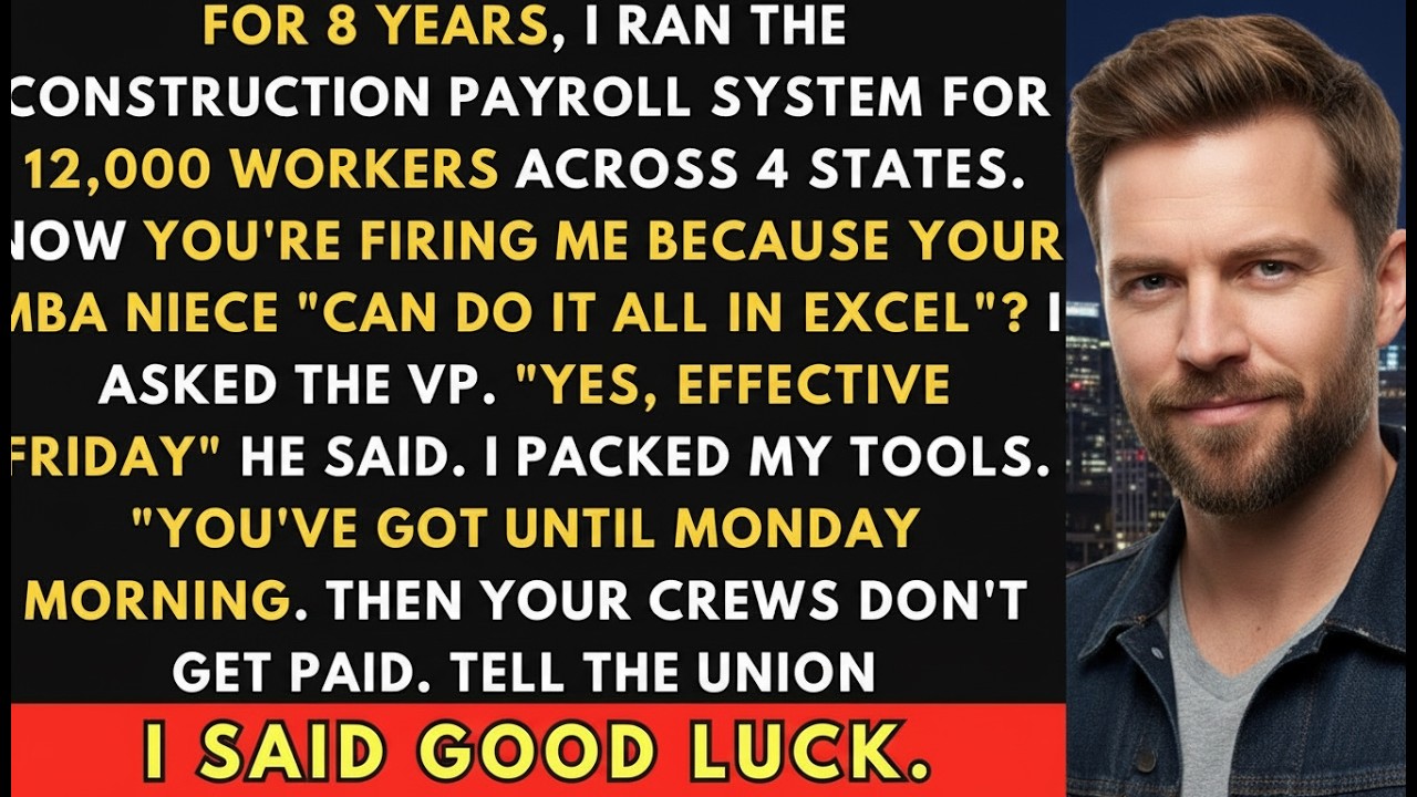 I Was Fired for an MBA's Excel Sheet – Construction Payroll Revenge Story