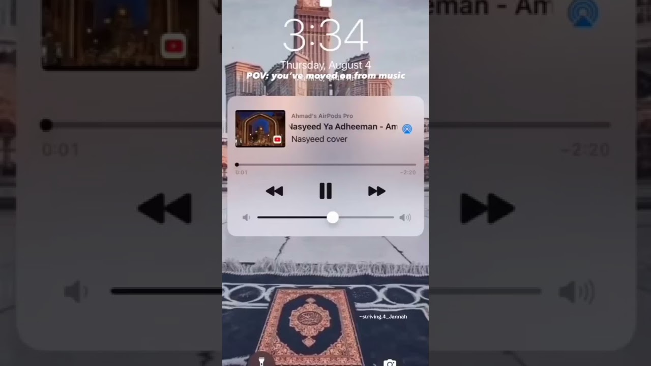 No Music Only Nasheed🤍 #shorts #islamic