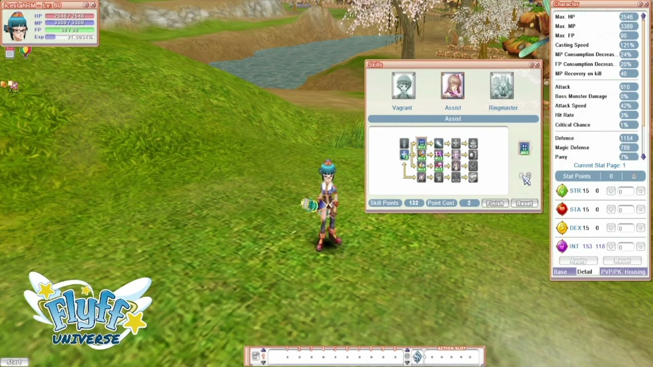 FLYFF UNIVERSE ASSIST TO RINGMASTER SKILL BUFF / BUILD FOR (RINGMASTER , PSYKEEPER AND ELEMENTOR)
