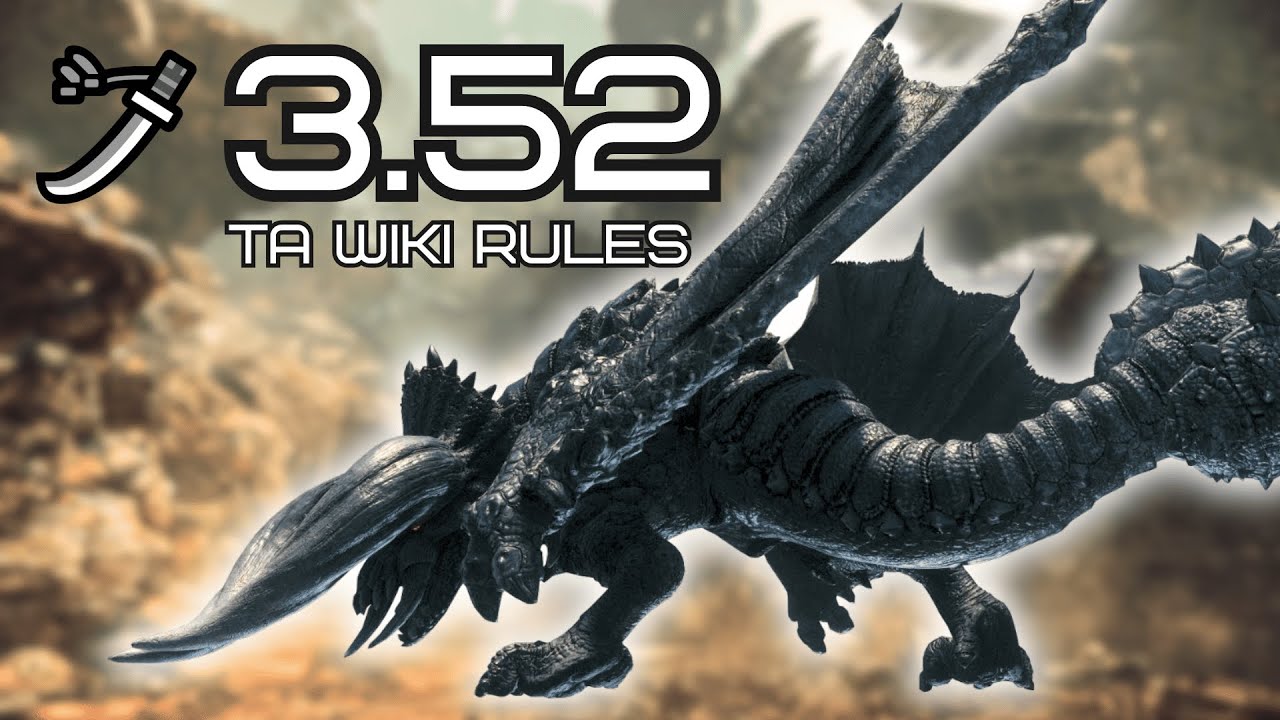 MHWI Black Diablos TA wiki rules Solo longsword