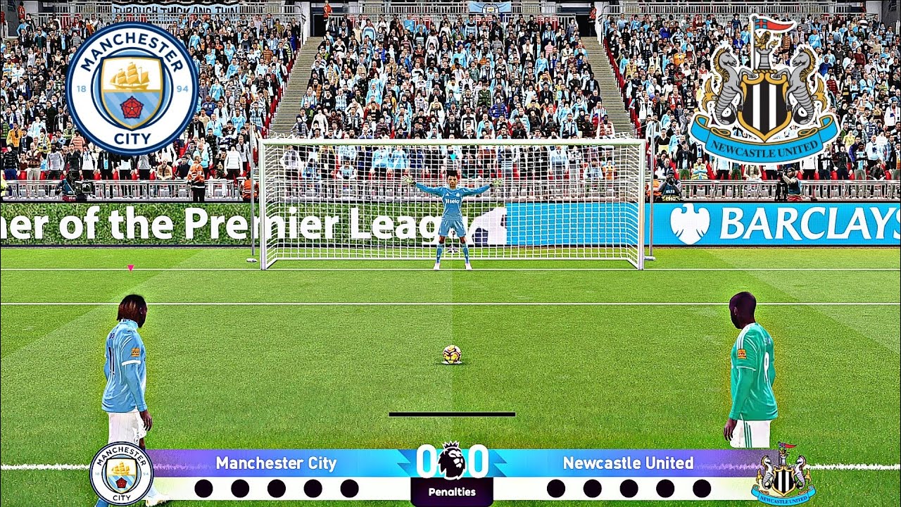 Матч «Манчестер Сити» — «Ньюкасл Юнайтед»: серия пенальти | Обзор матча «Сити» — «Ньюкасл Юнайтед»
