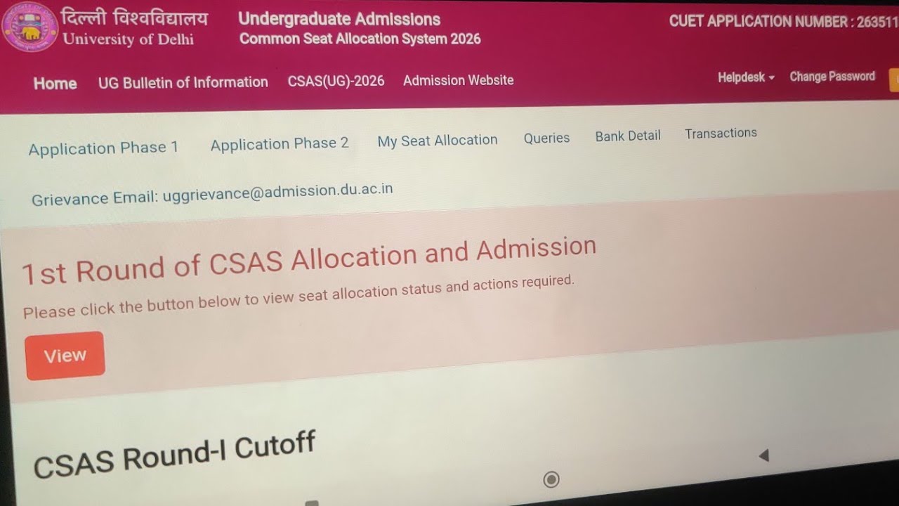 I got into Delhi University || CSAS Round 1 results out!! 🎉✨