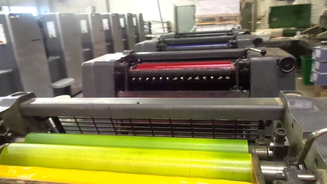 Heidelberg GTO 4-color envelope work