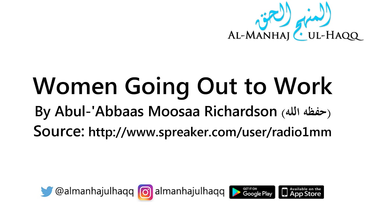 Women Going Out to Work - By Moosaa Richardson