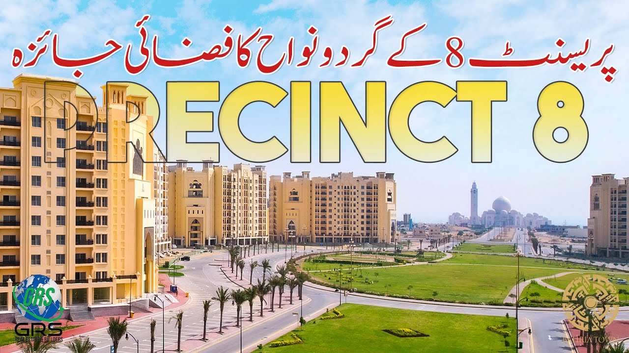 Aerial View Precinct 8 Surrounding | Latest Development Updates Bahria Town Karachi