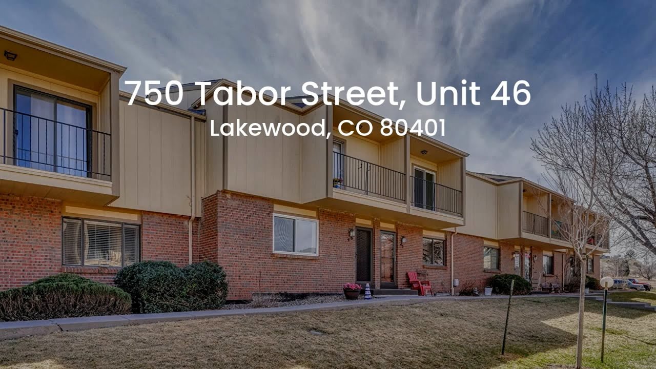 750 Tabor Street, Unit 46, Lakewood, CO 80401 - Walk Through Video