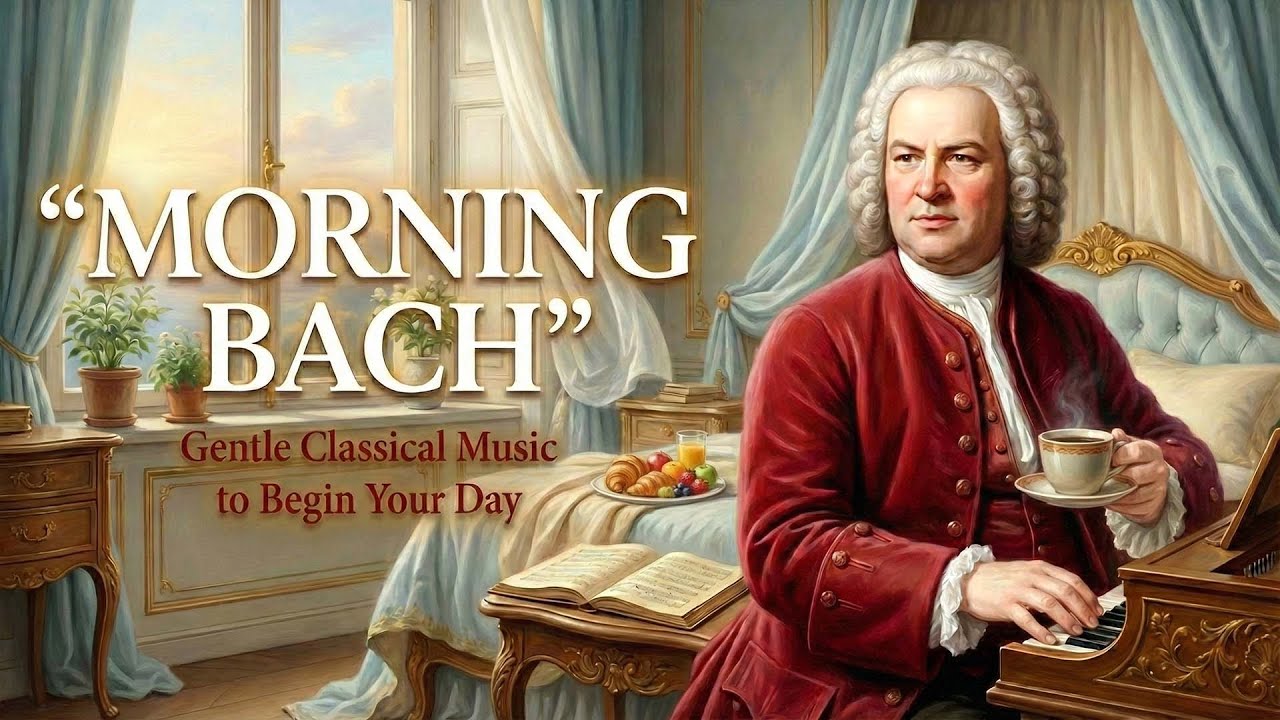 Morning with BACH: Start Your Day With Cheerful Uplifting Happiness Upbeat Classical Music 🎻🎶