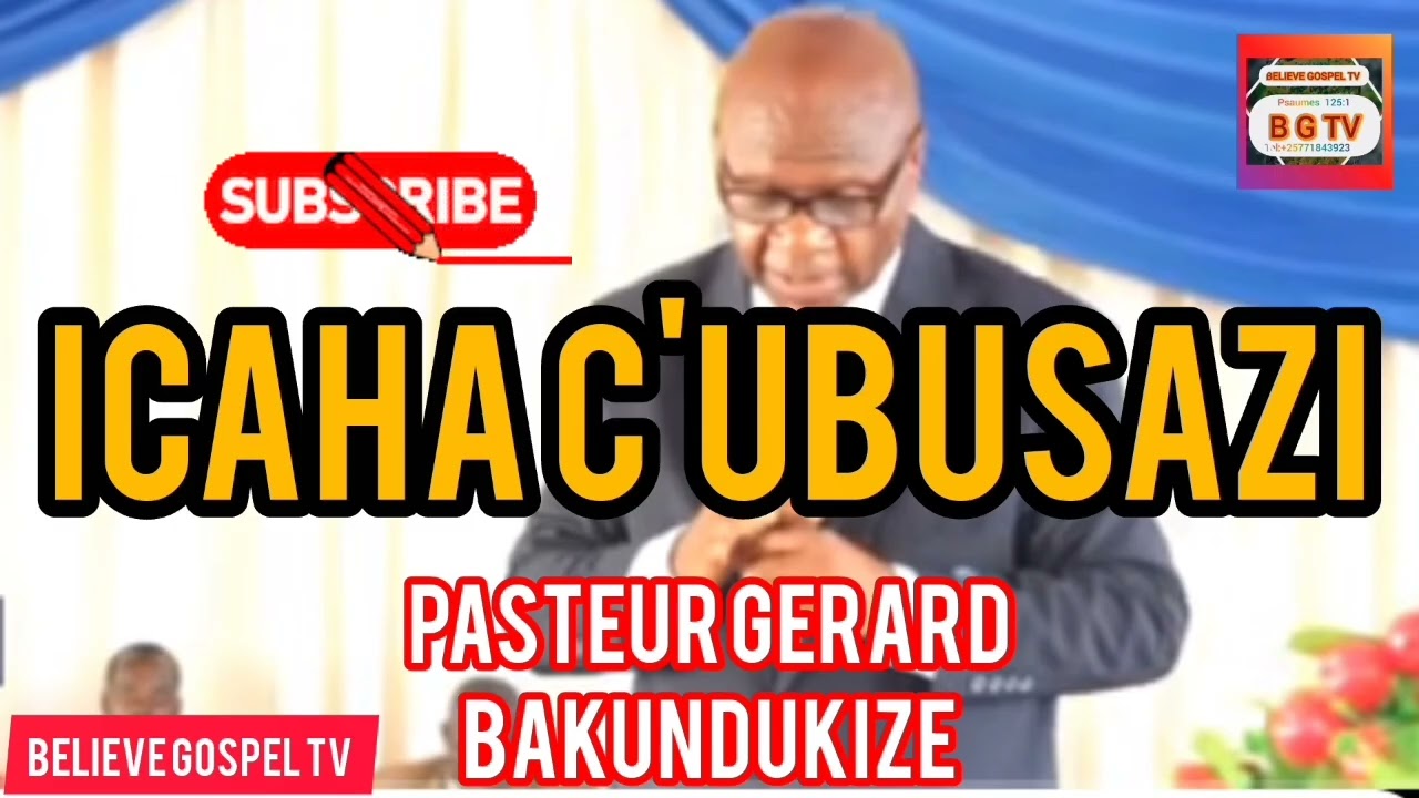IMANA YANKA AGAKENGERWE,MU MASO HIWE IGIHUMBU KIRAKENGERETSE//PAST GERARD 