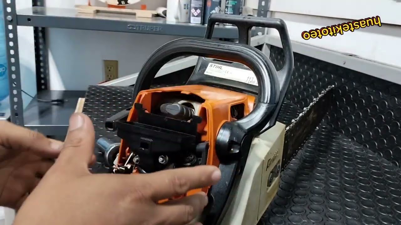 Cómo carburar una motosierra con tacómetro (Aprendamos)