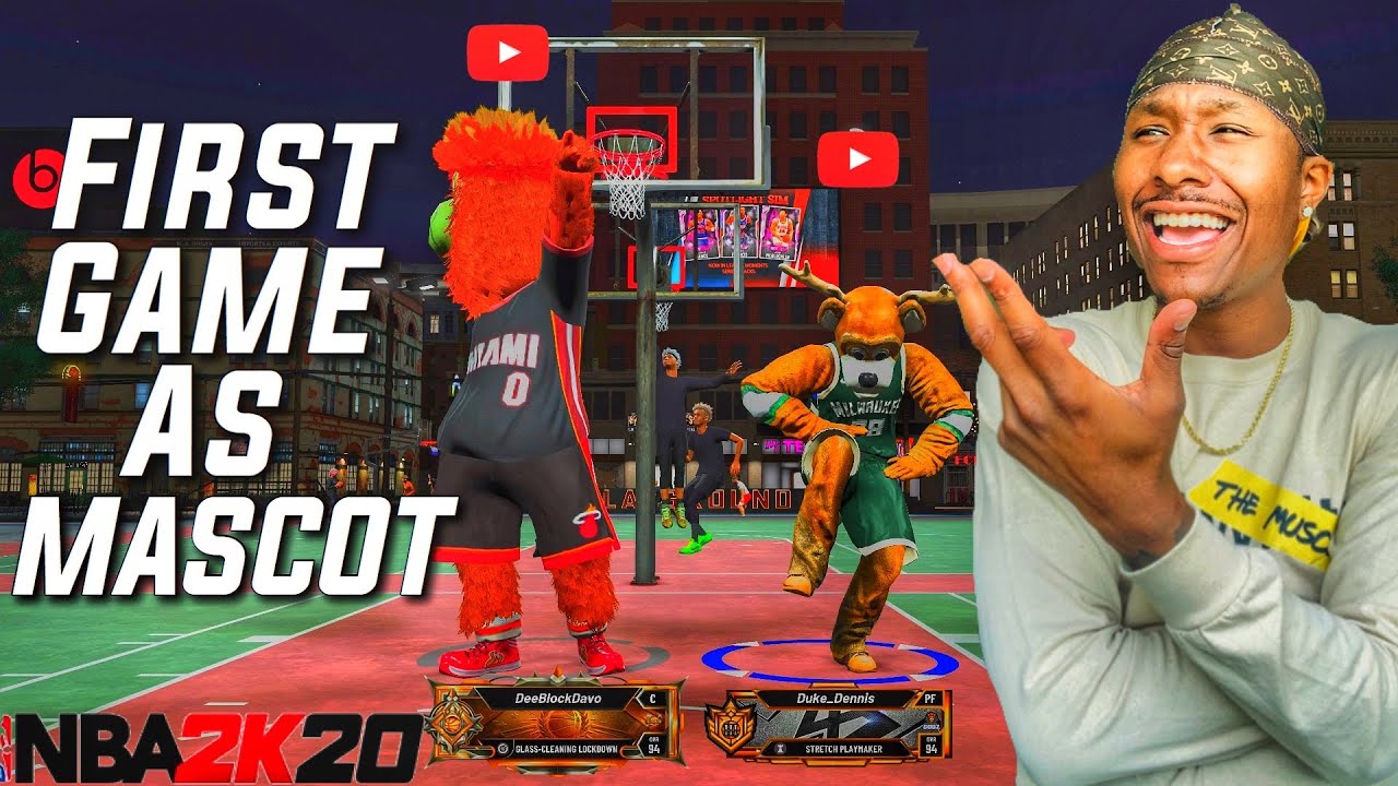 MASCOT DUKE Is In The Building! First Game as a MASCOT With The Best Build On NBA 2K20! DEMIGOD!