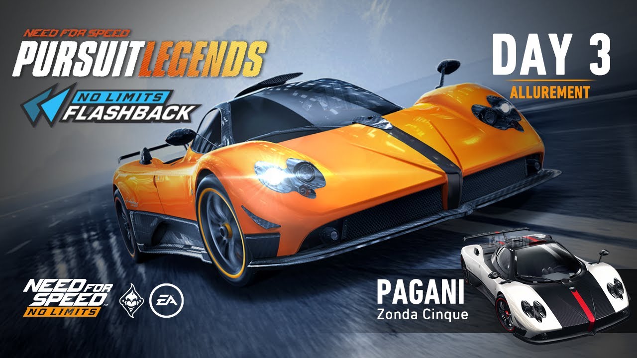 Need For Speed: No Limits | 2009 Pagani Zonda Cinque (Pursuit Legends - Day 3 | Allurement)