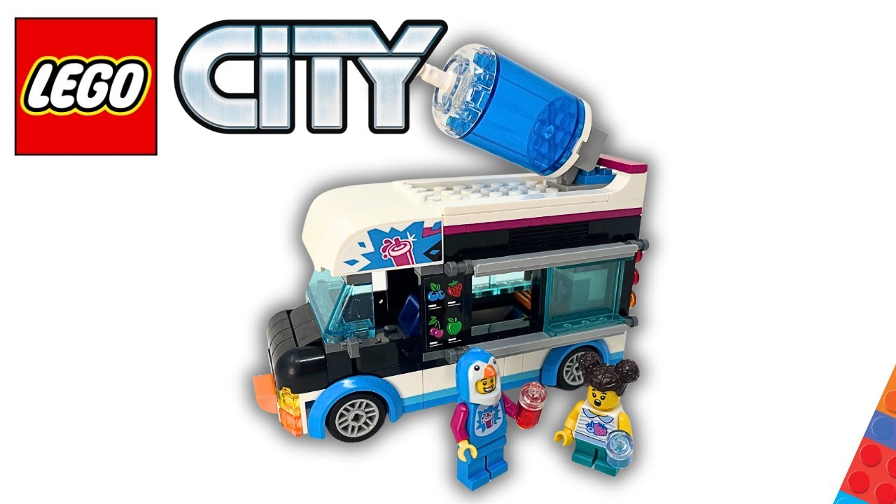 Lego City #60384 Penguin Slushy Van