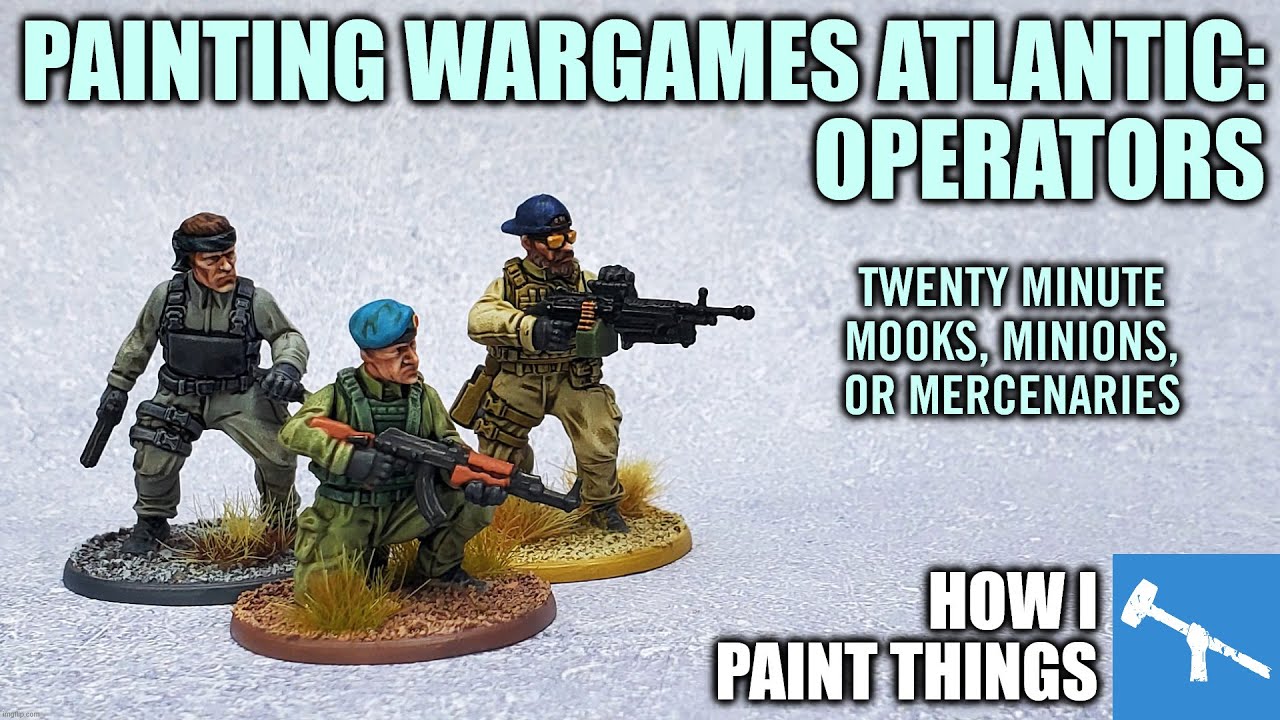 Henchmen and Heavies - Painting WGA's Operators [How I Paint Things]