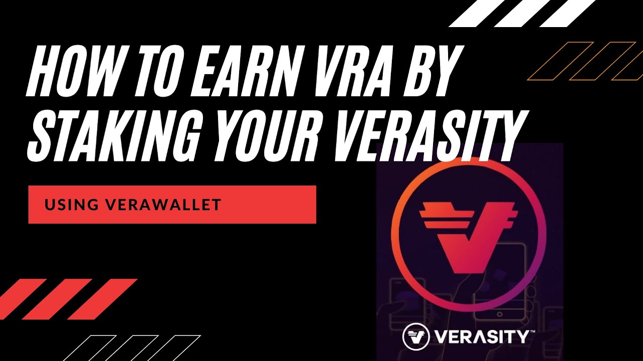 HOW TO EARN 25.55% STAKING YOUR VERASITY with VeraWallet- It's EASY