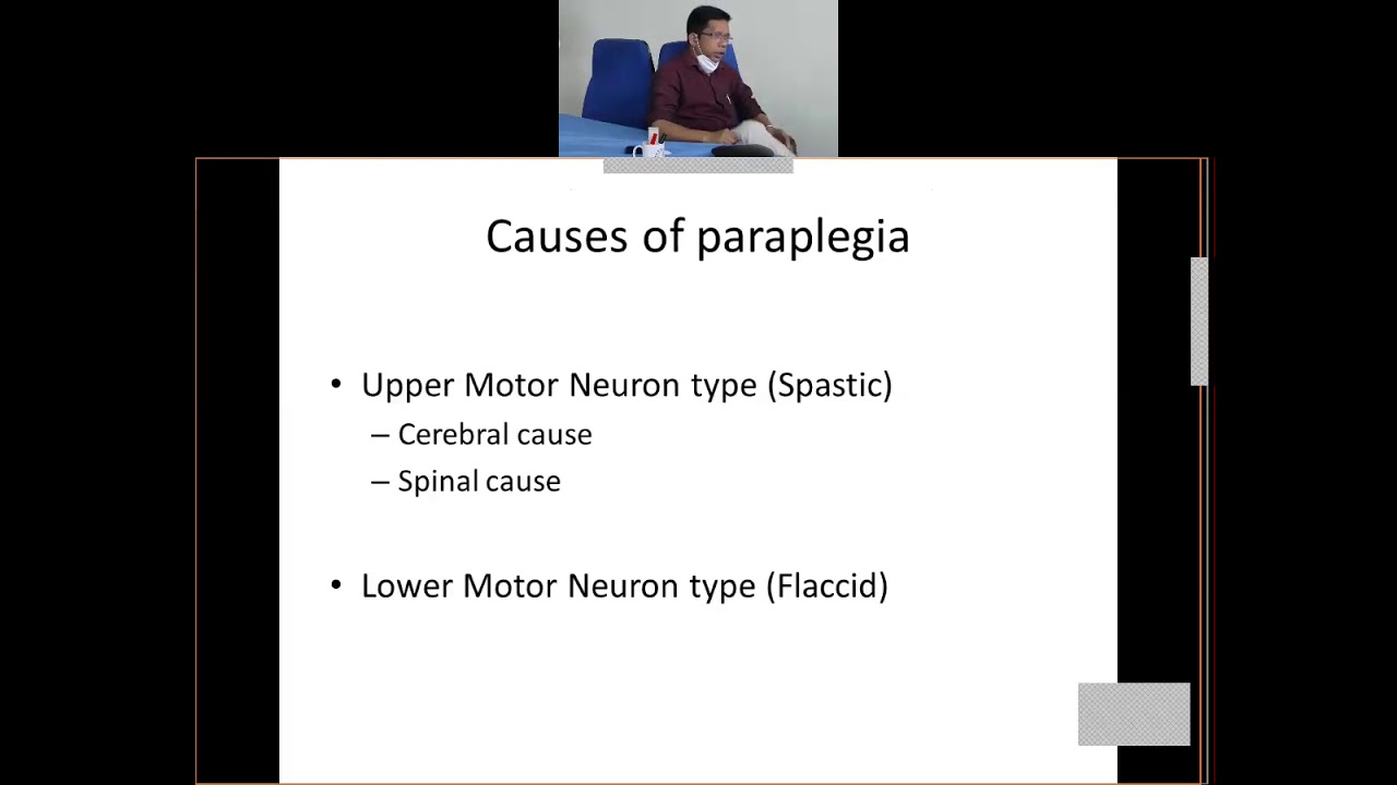 Approach to Paraplegia by Dr Bupen Barman, General Hospital, NEIGHRIMS SHILLONG