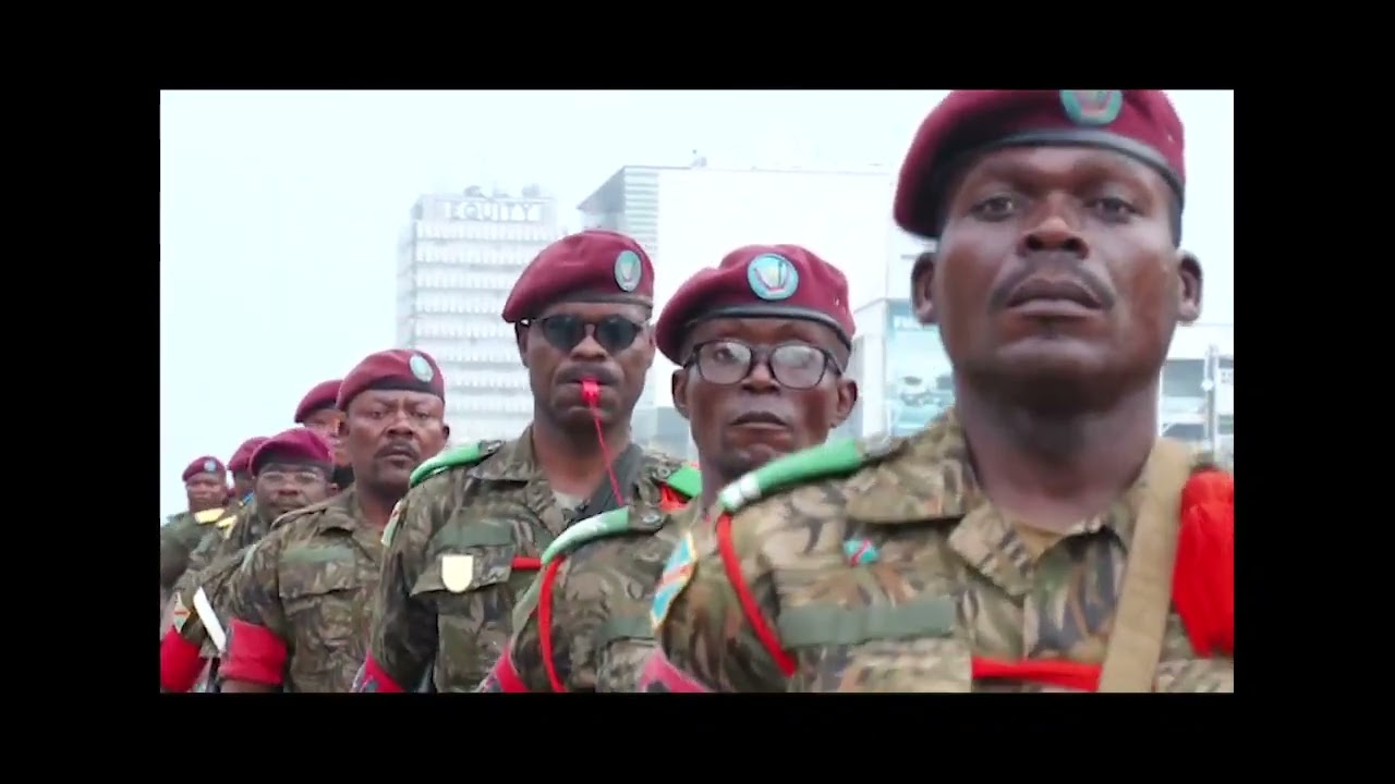 RDC-Securité: La marche d'endurance de la  garde républicaine dans les artères de  Kinshasa...