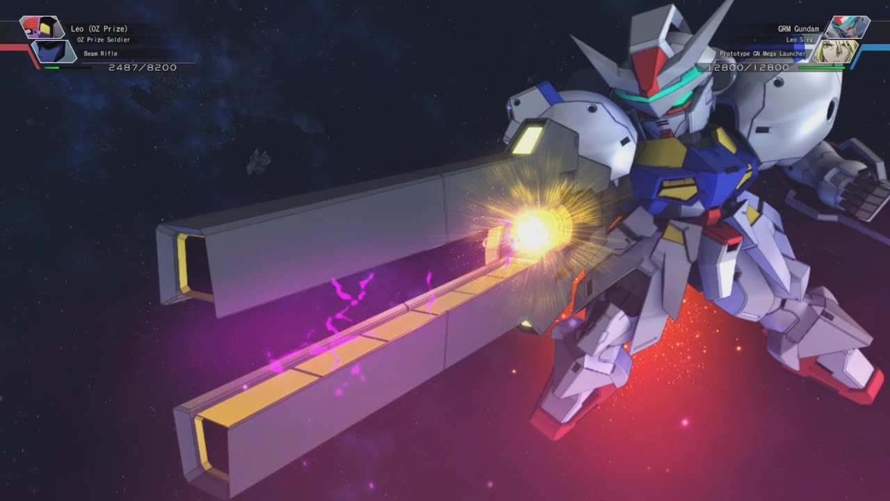 SD Gundam G Generation Cross Rays - Sefer Rasiel, Sadalsuud and GRM Gundam Attacks