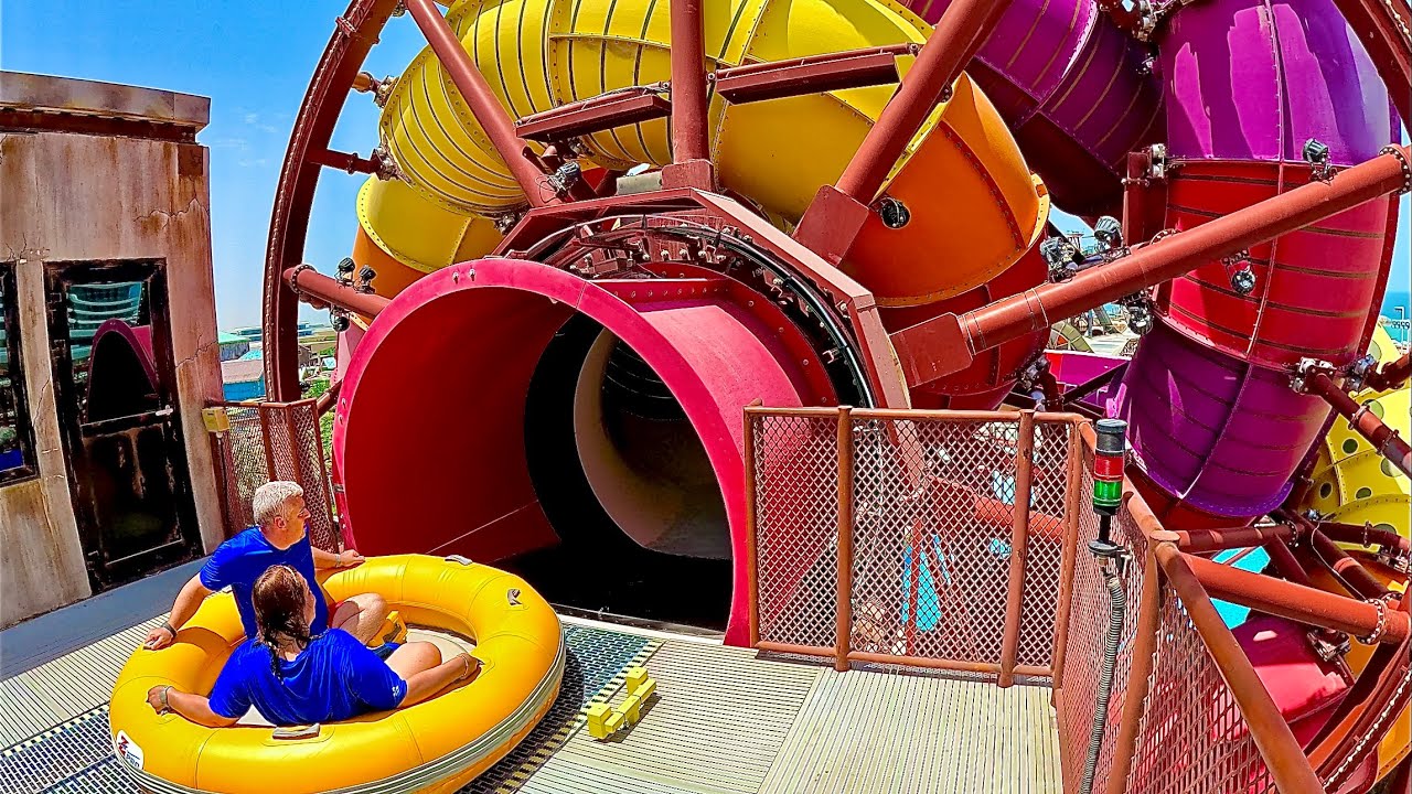 Rapid Refinery Ride — первая вращающаяся горка на Ближнем Востоке — аквапарк Meryal