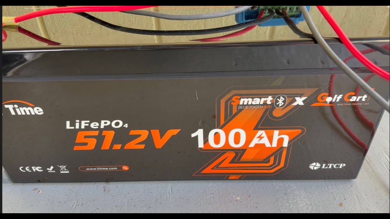 Li Time 51,2 В 100 А·ч LiFePO4 готов к использованию. Первая зарядка.