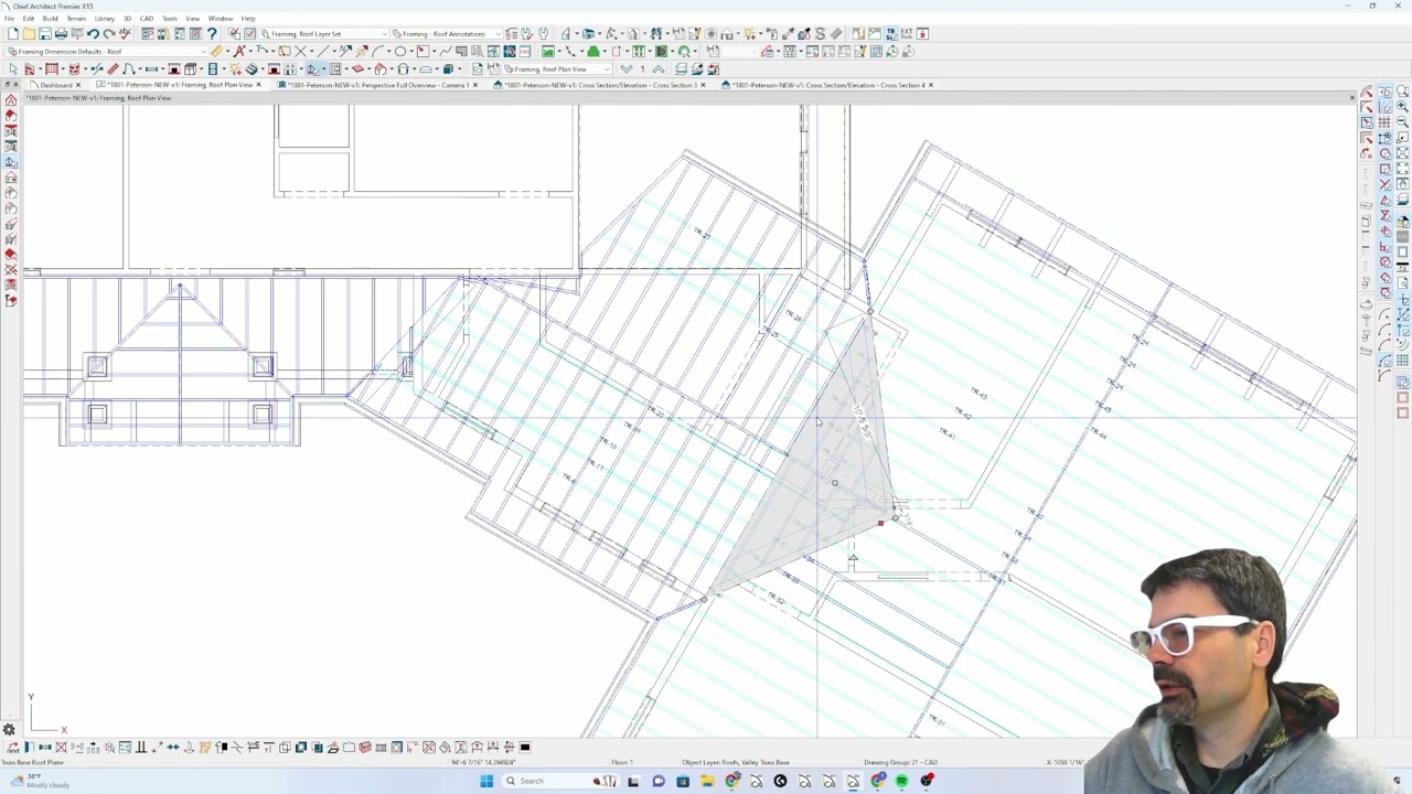 Roof framing session | Chief Architect