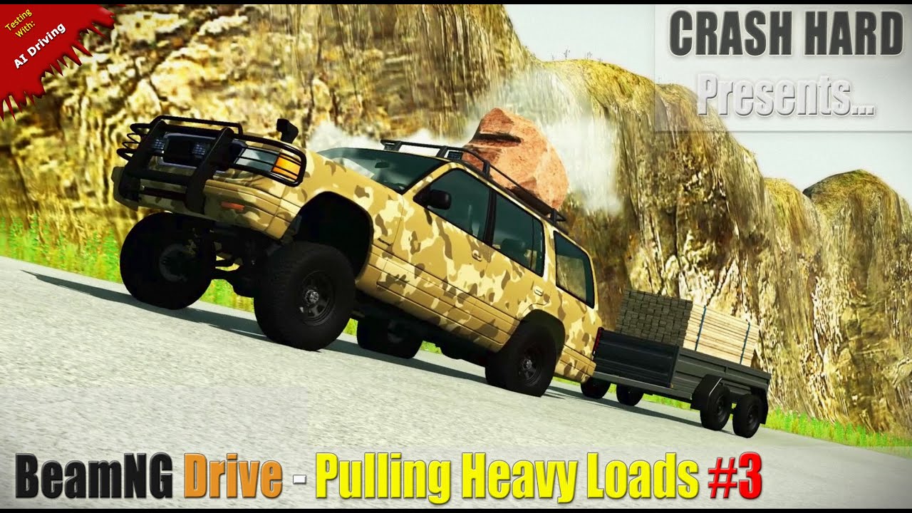 BeamNG Drive - Pulling Heavy Loads #3