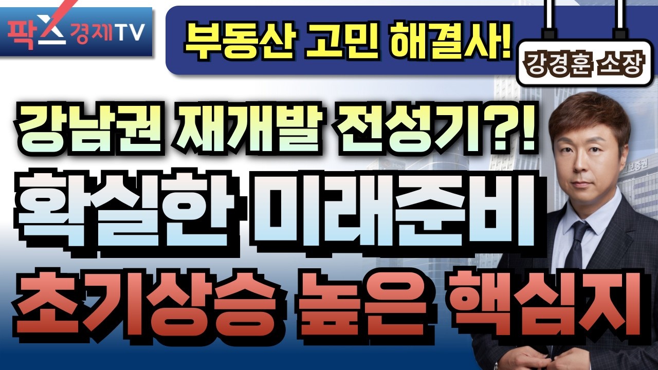 강남권과 단기 수익형 재개발 투자 유망지는 여기! [260309 부동산 고민 무엇이든 물어보세요]