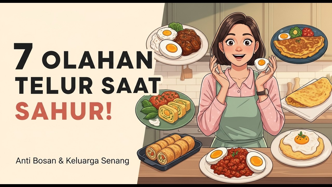 7 Olahan Telur untuk Sahur Agar Keluarga Tidak Bosan