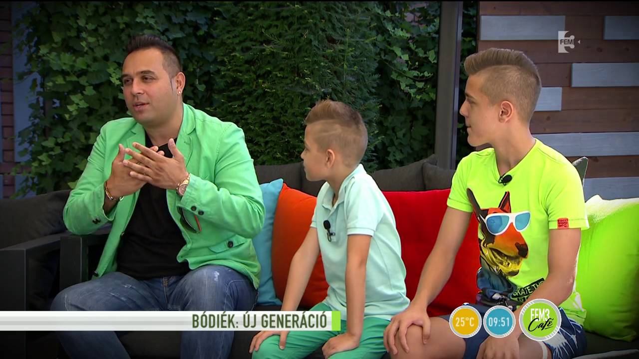 Bódi Csabi fiai apjuk nyomdokaiba lépnek? - tv2.hu/fem3cafe