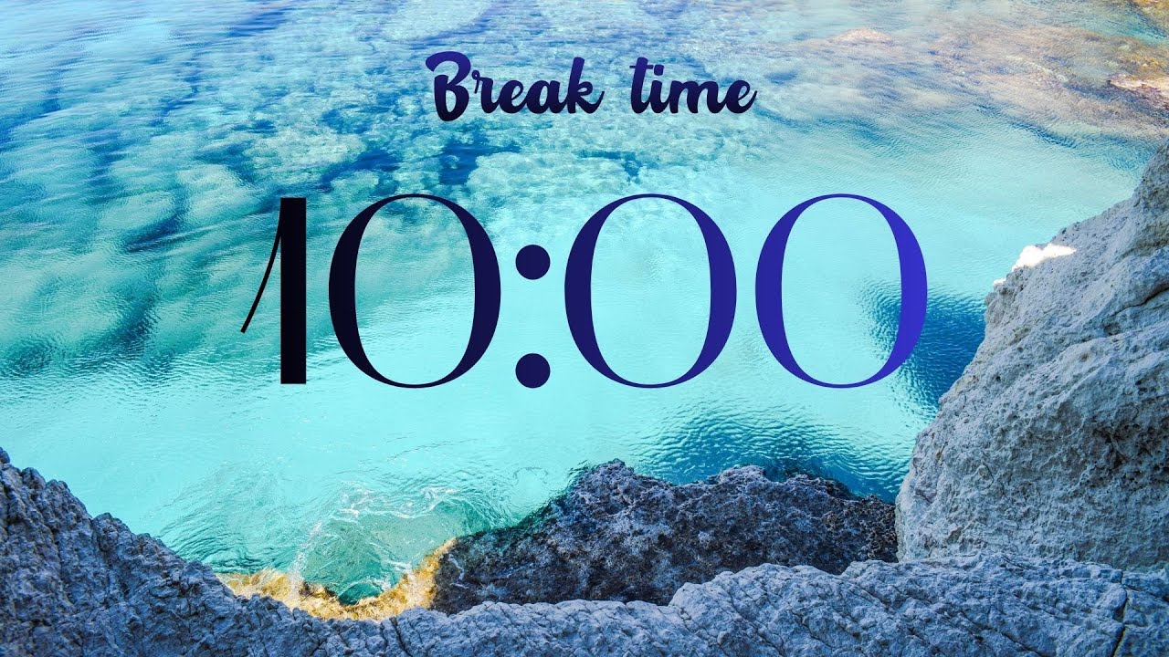 Đồng Hồ Đếm Ngược 10 Phút 🧡Relax Timer 🧡 Stone Beach Background 🧡 ASMR Tick Tick & Lofi Music