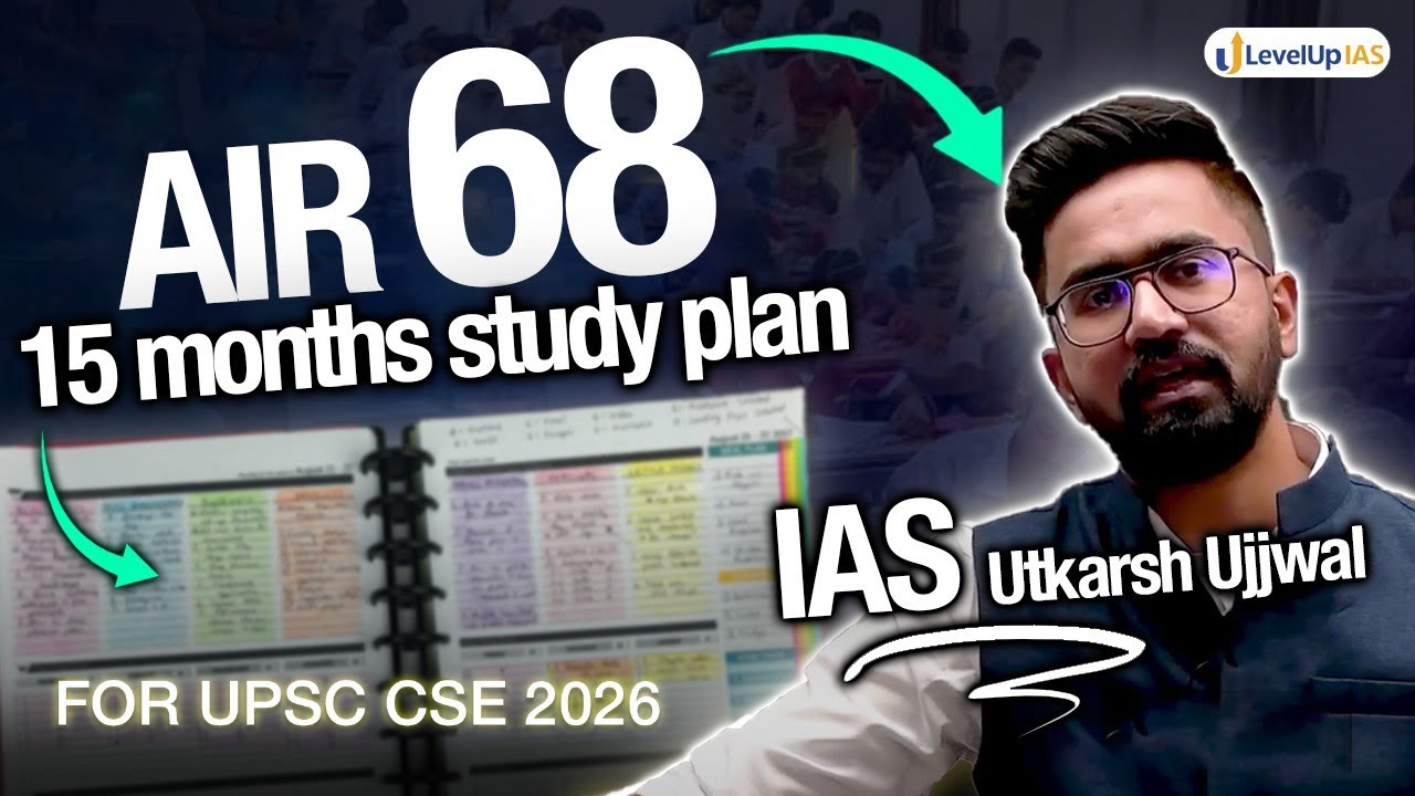 How to start UPSC CSE preparation for beginners? 🏆 IAS Utkarsh Ujjwal AIR 68 @TripodUPSC #levelupias