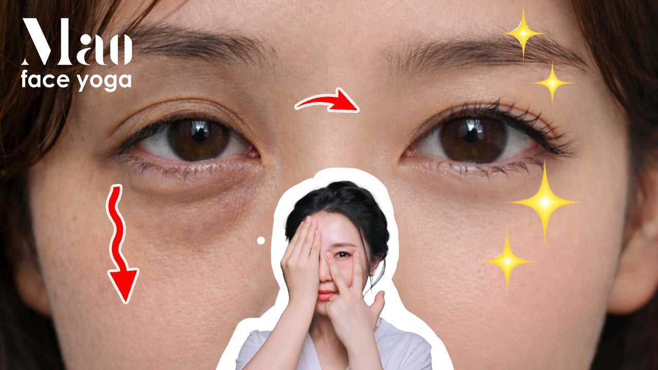 眼睛变大变年轻｜拯救三角眼 眼皮松弛｜ 疲惫感拜拜 大眼瑜伽跟练【MaoFaceYoga】