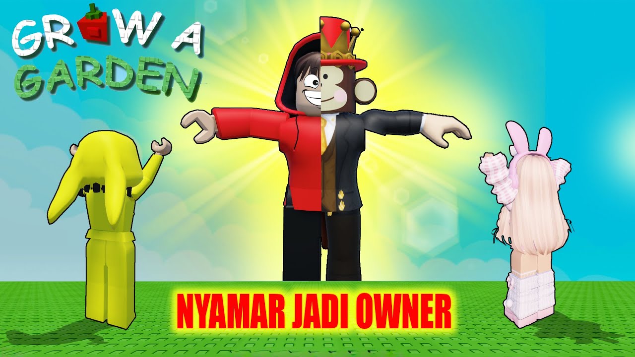 Yuta, Menyamar Jadi Jandel Di Grow A Garden Ketahuan Baby Celine dan Mio || ROBLOX