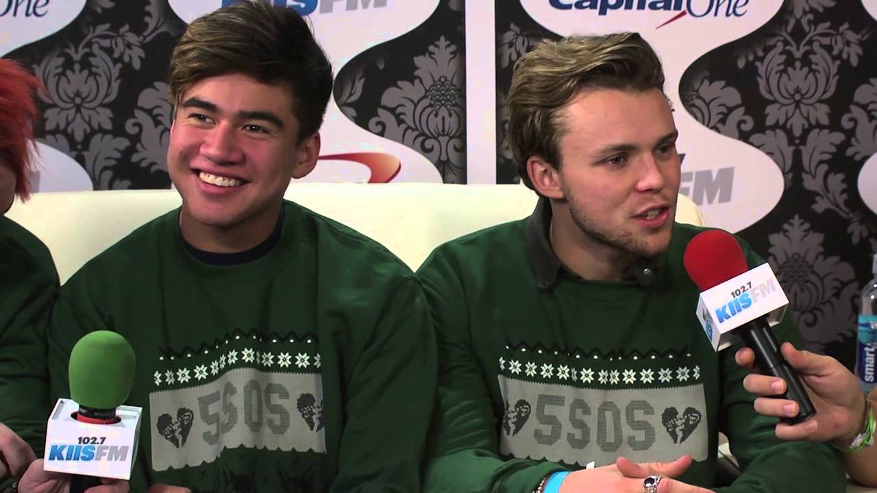 5SOS Backstage at KIISFM's Jingle Ball Pt.1