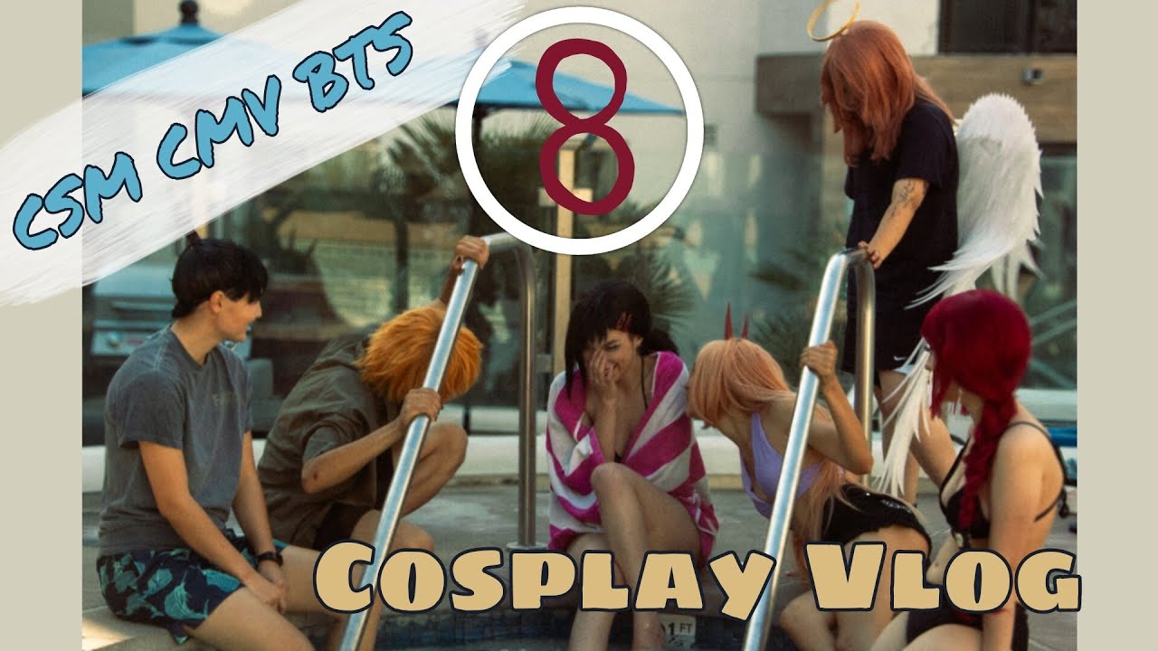 ⛓️ Cosplay Vlog #8 - CSM Cosplay Music Video BTS⛓️