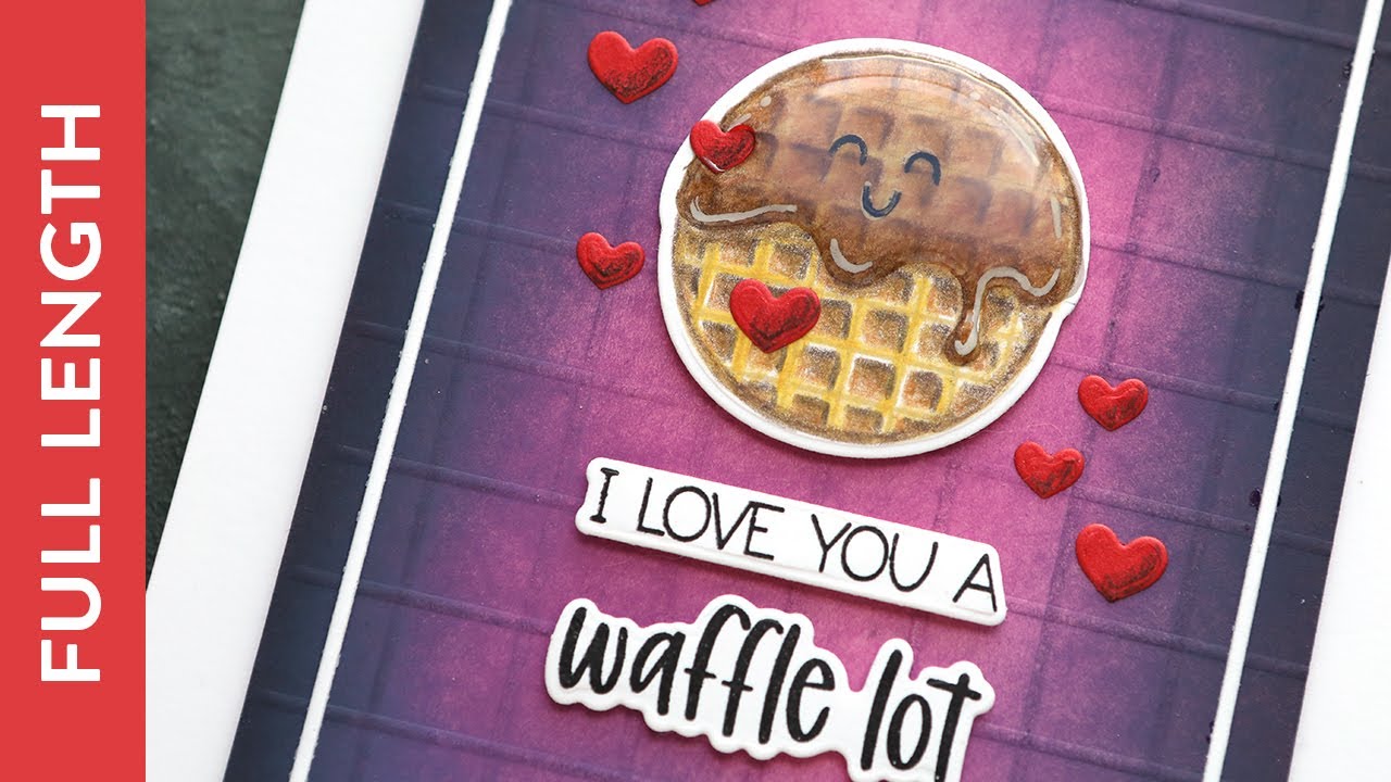 🔴 LIVE REPLAY - Waffle Love! Colored pencils + Creative ink blending